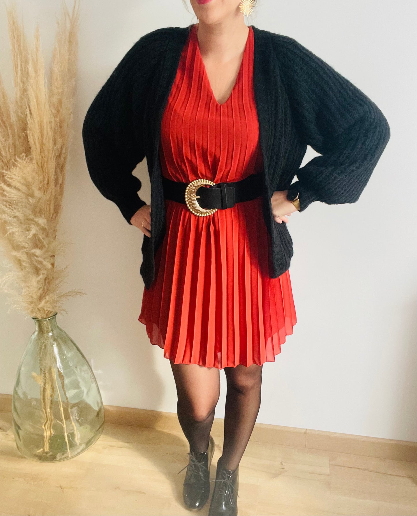 Cardigan en maille noir ROMY
