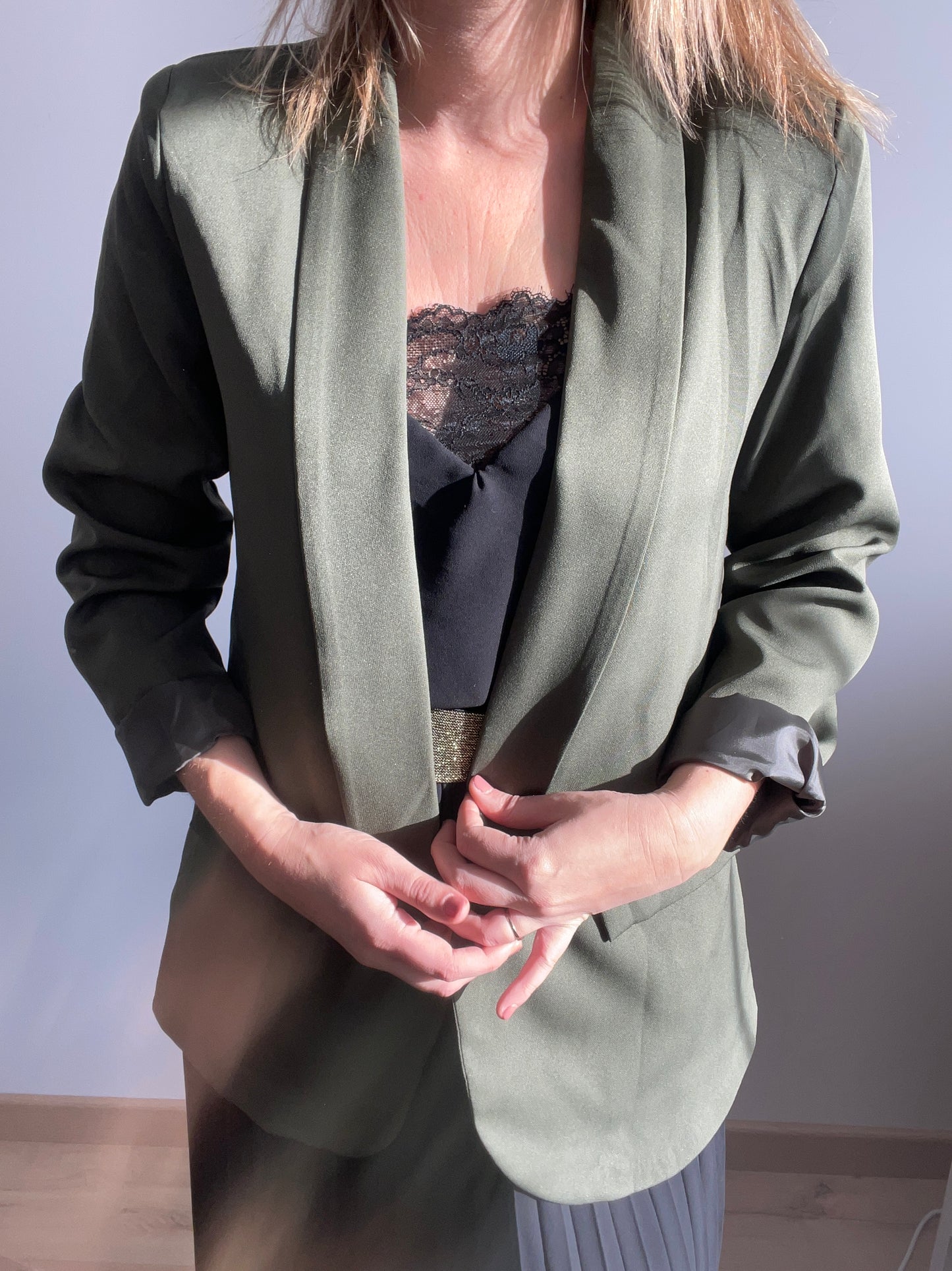 Blazer kaki ORIANE