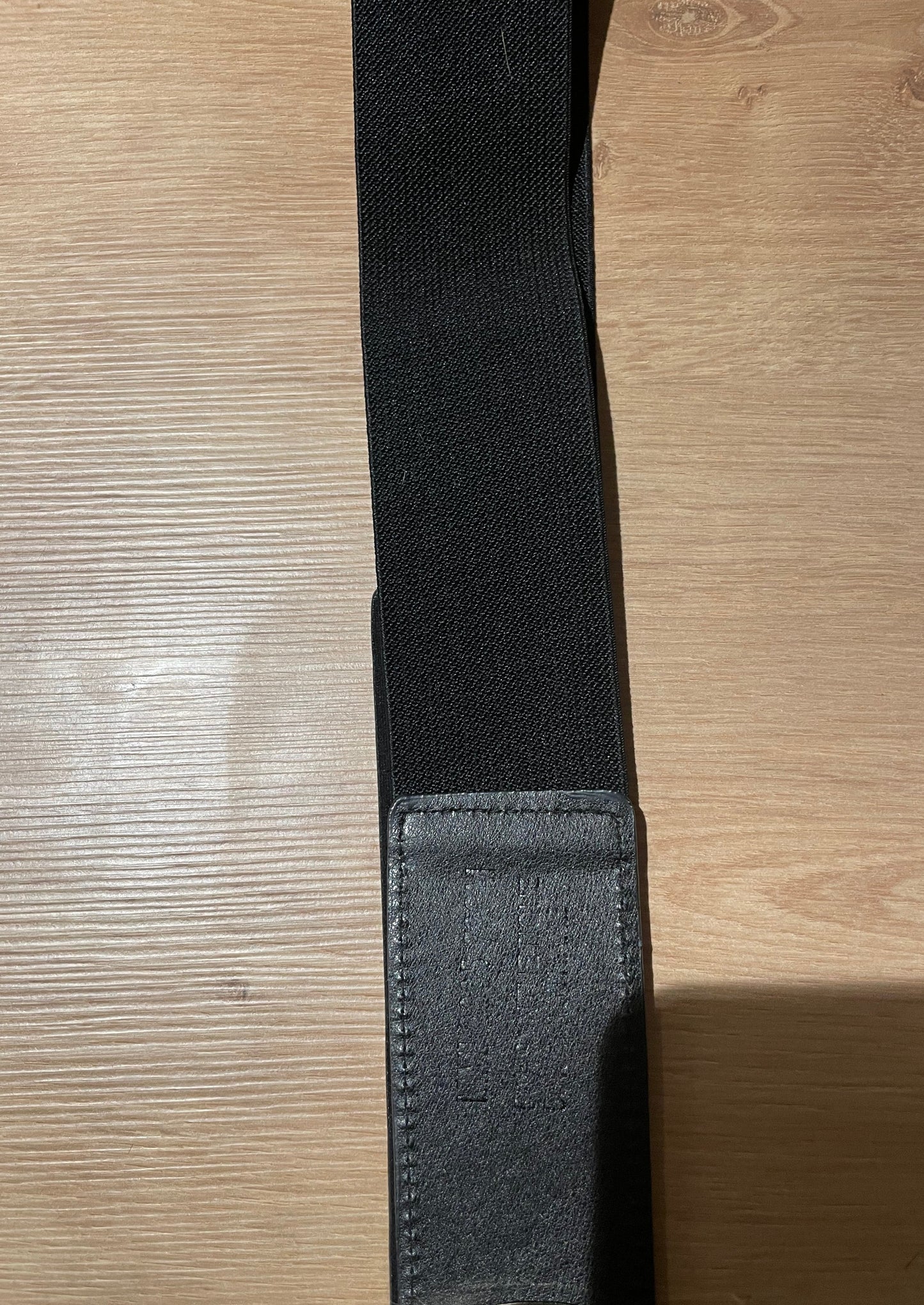 Ceinture noire et doré Anna
