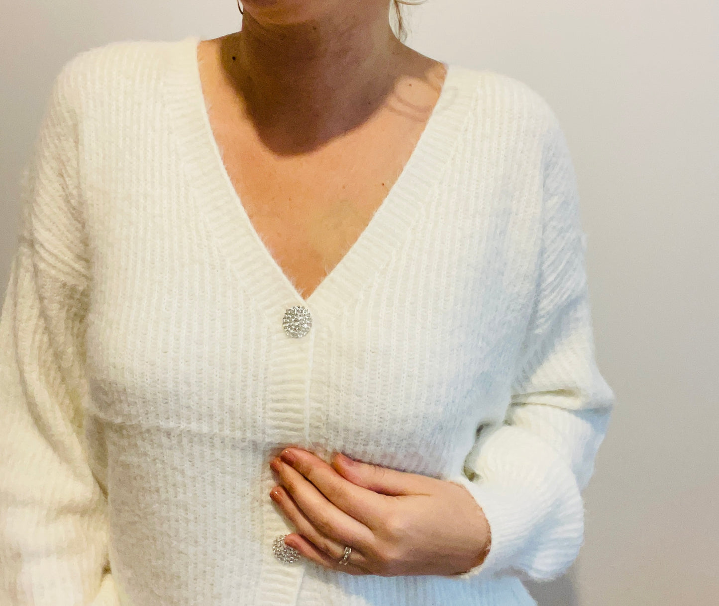 Cardigan blanc JULES