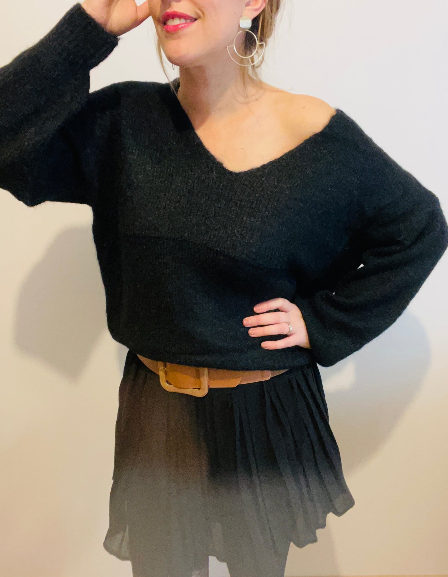 Pull noir EMY
