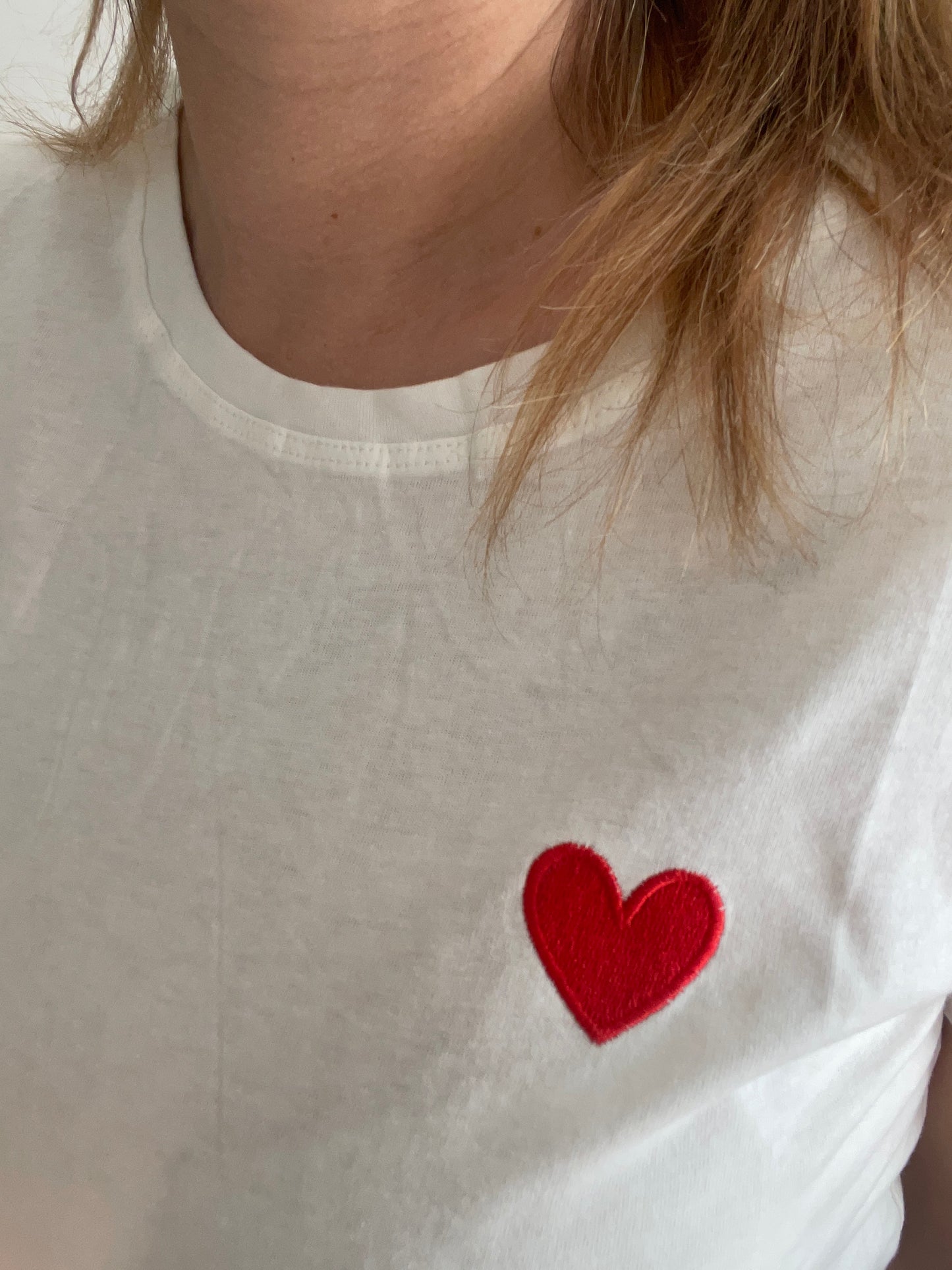 T shirt coeur rouge GRAZIELLA