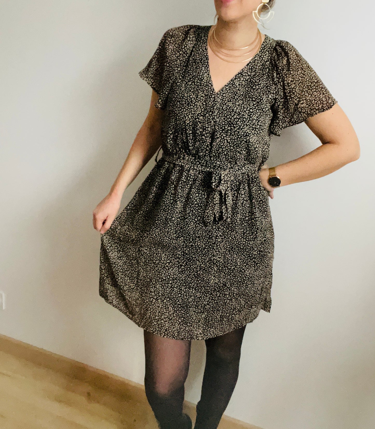 Robe Maé léopard