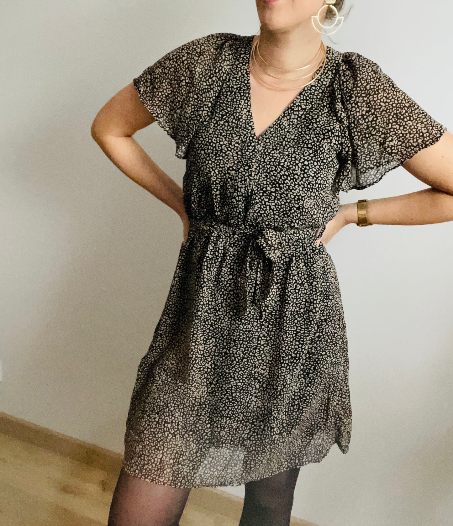 Robe Maé léopard