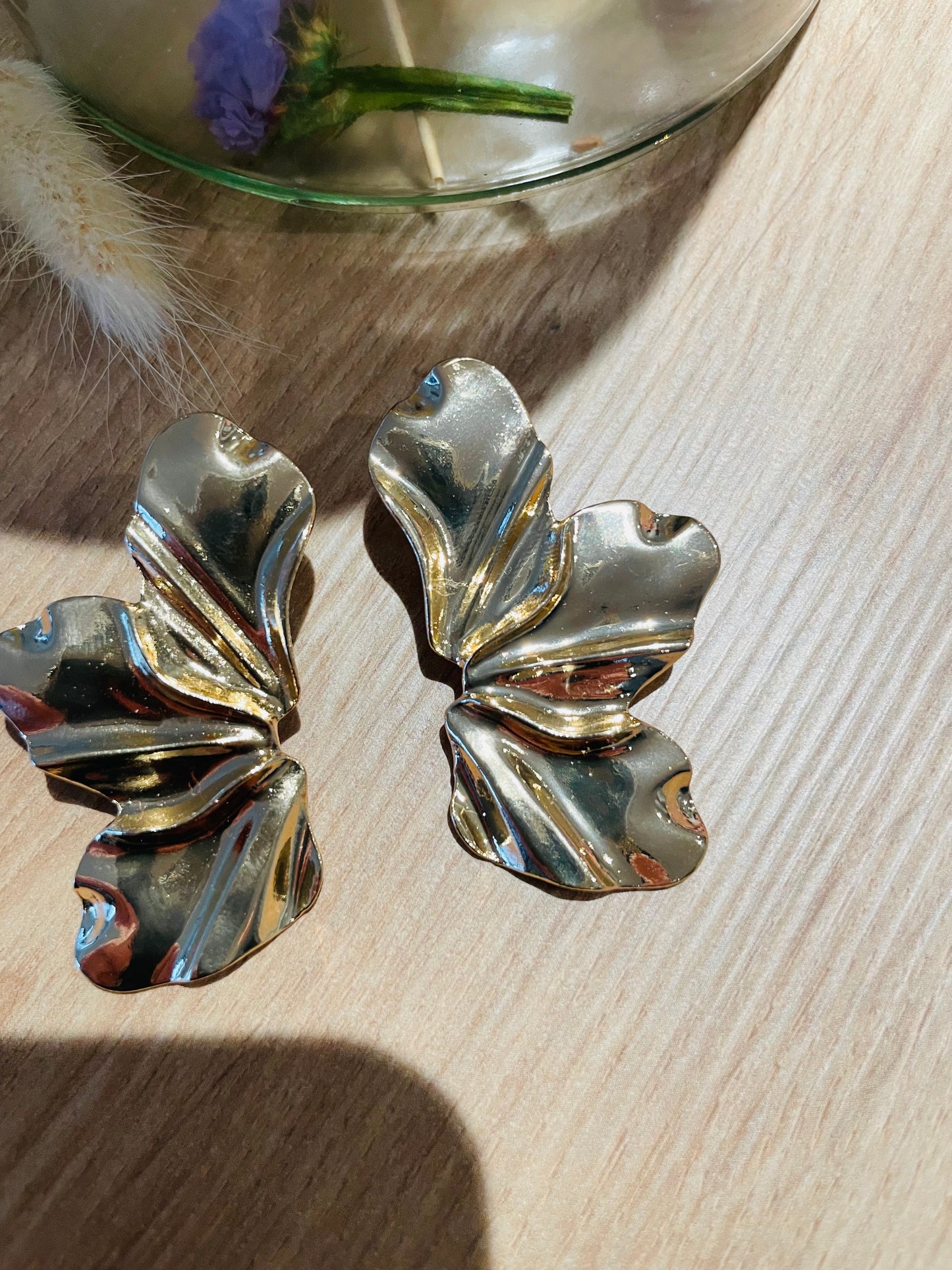 Boucles d'oreilles fleurs