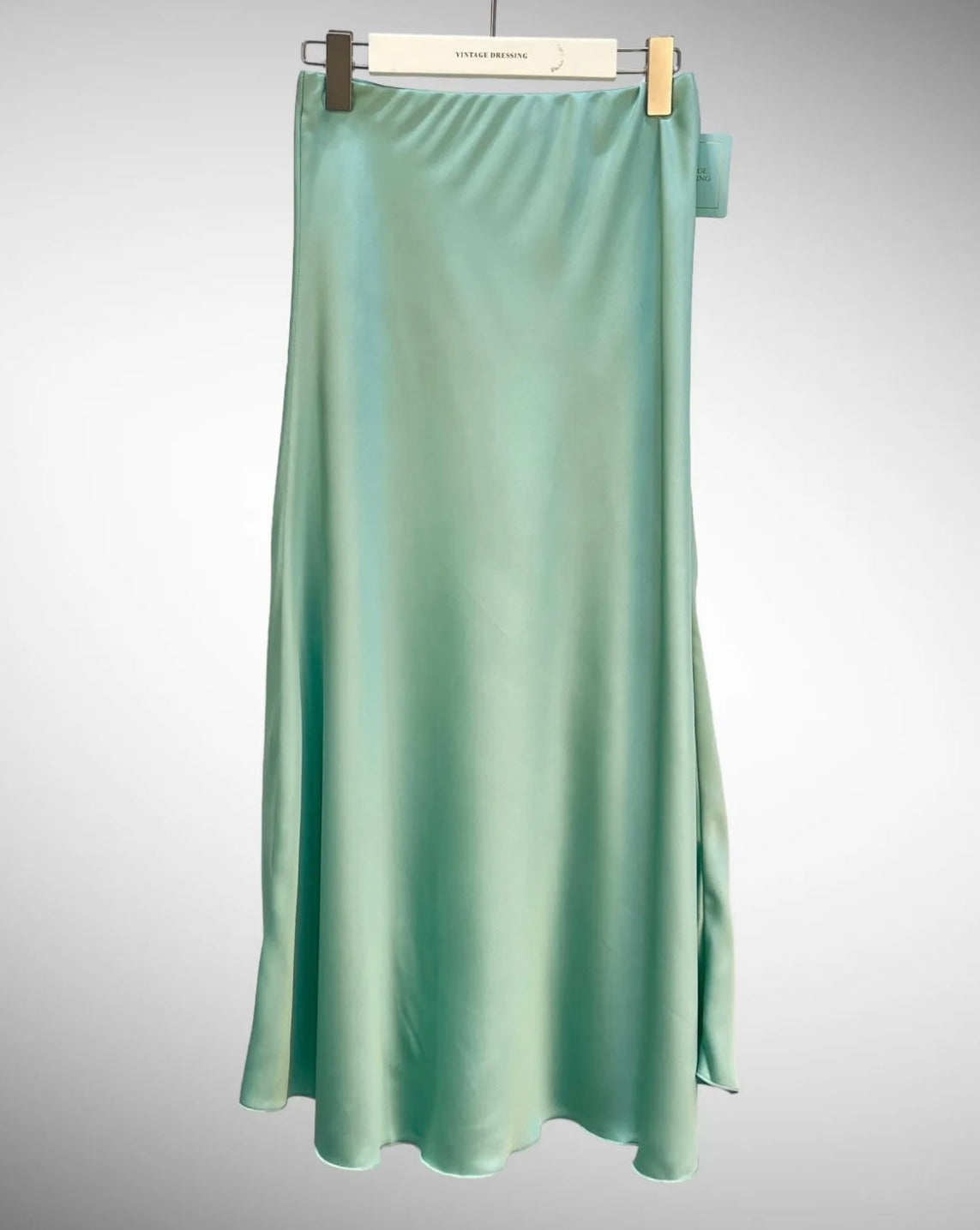 Jupe longue effet satin SKYA