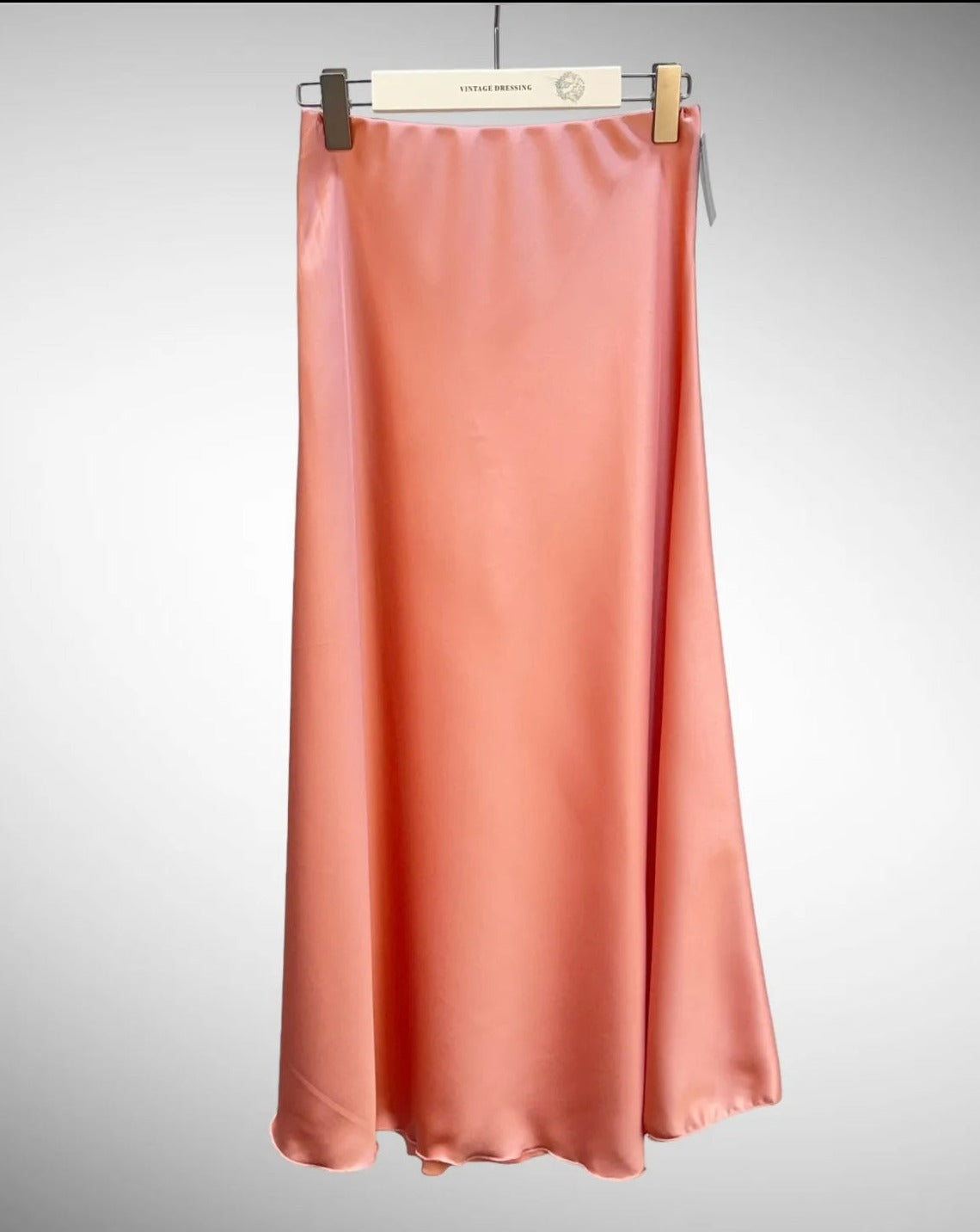 Jupe longue effet satin SKYA