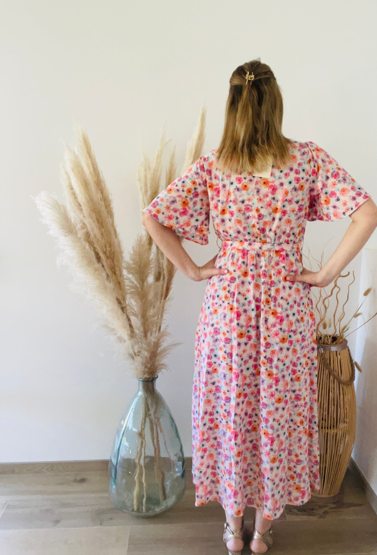 Robe longue fleurs NORA