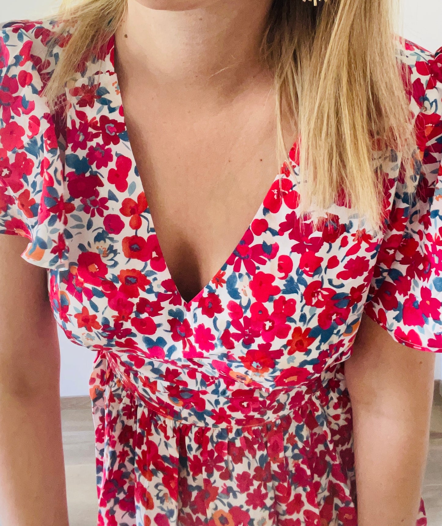 Robe longue fleurs MAELYS