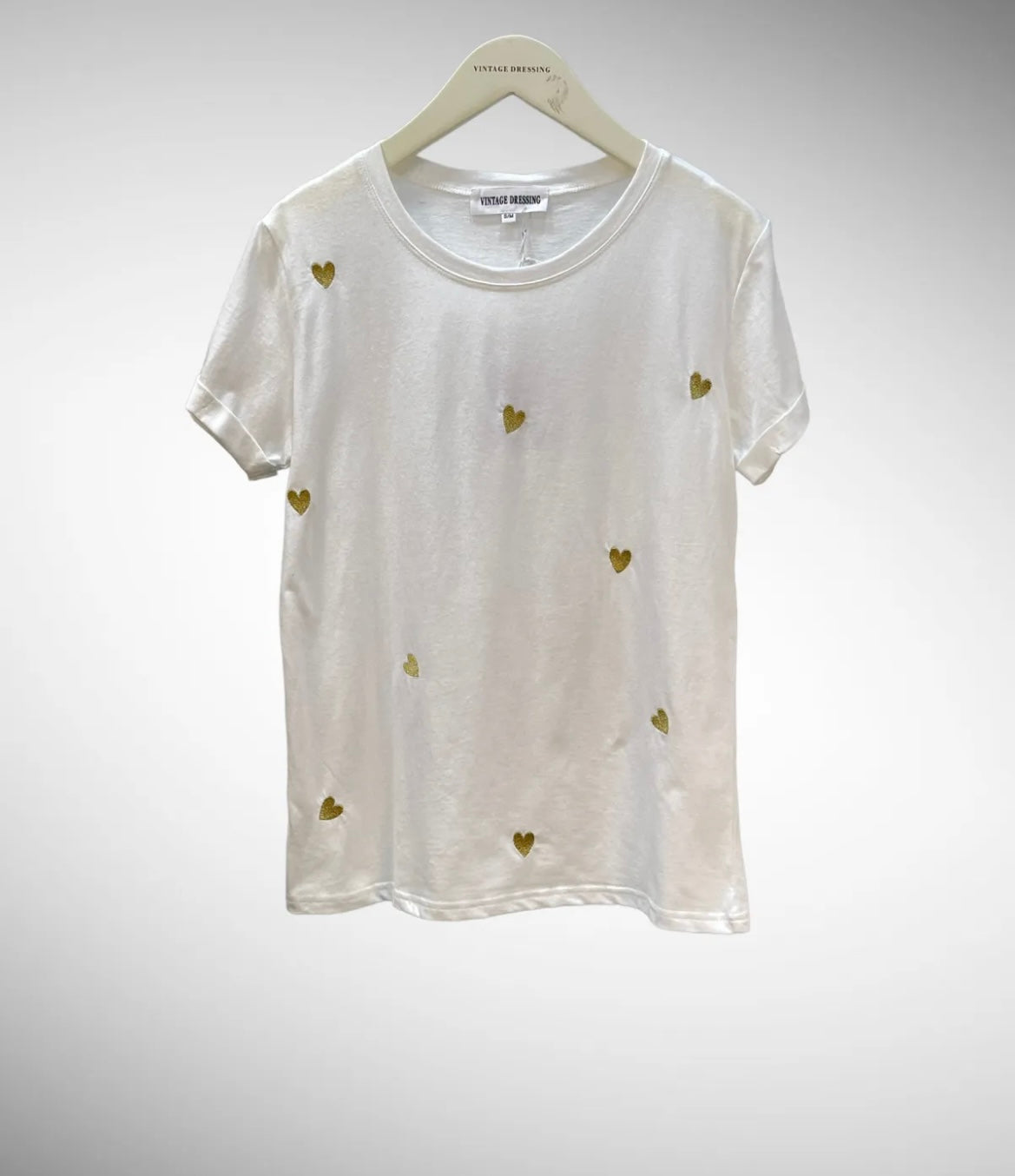 T-shirt multi coeurs dorés SOYA
