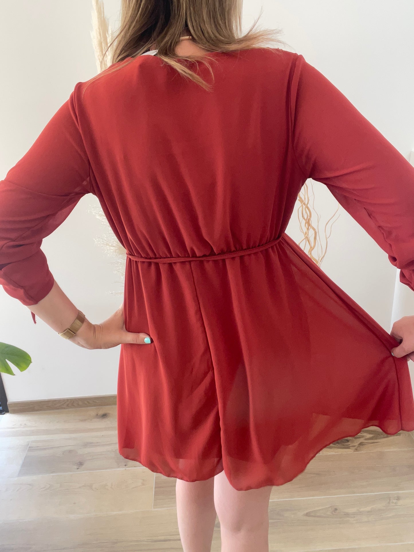 Robe Trapèze rouille Soazic