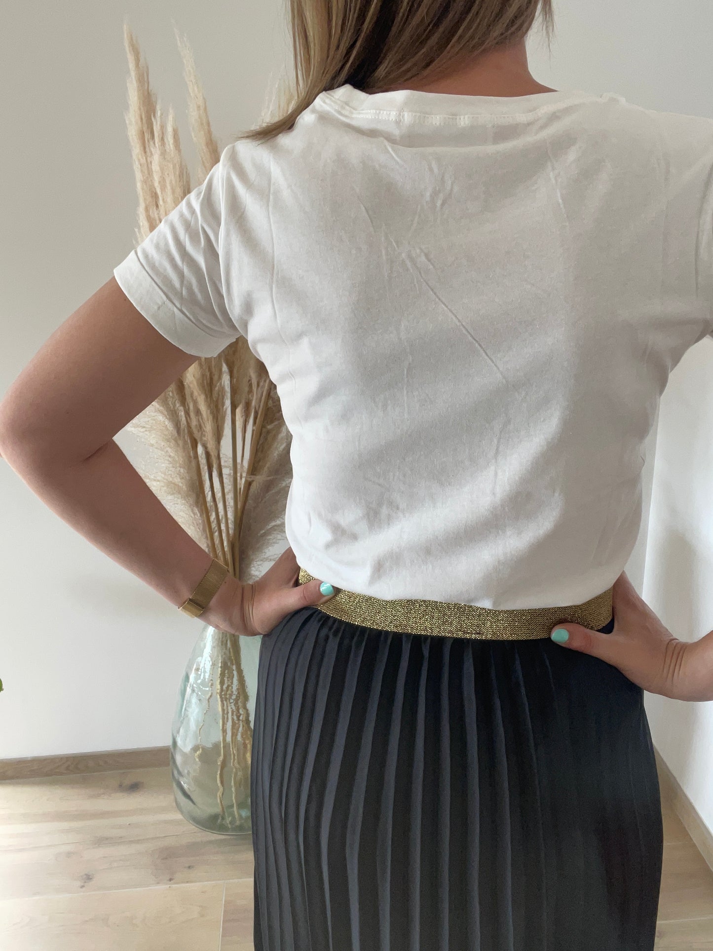 T-Shirt cœur Graziella doré