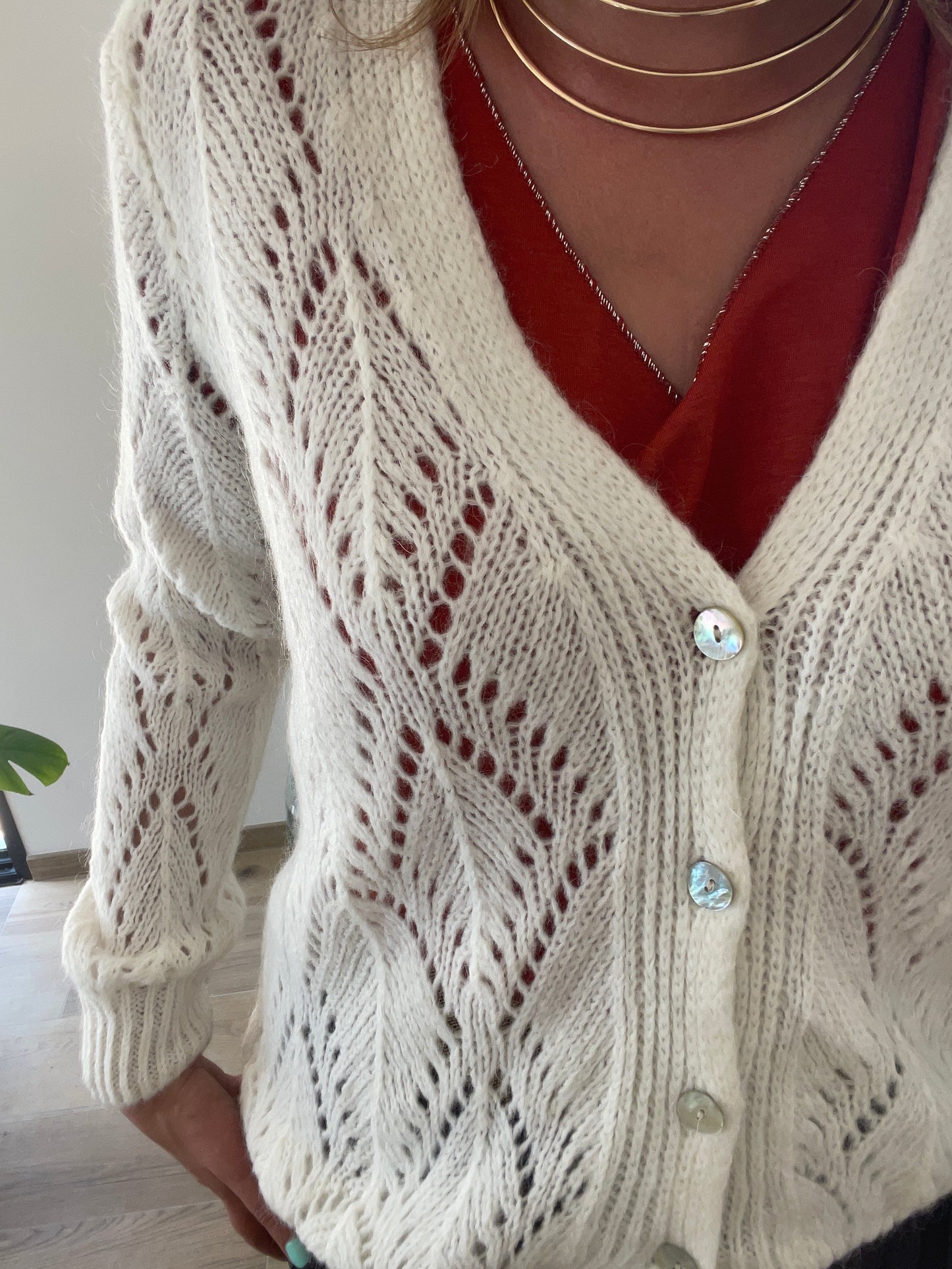 Cardigan maille Mohair Claudine
