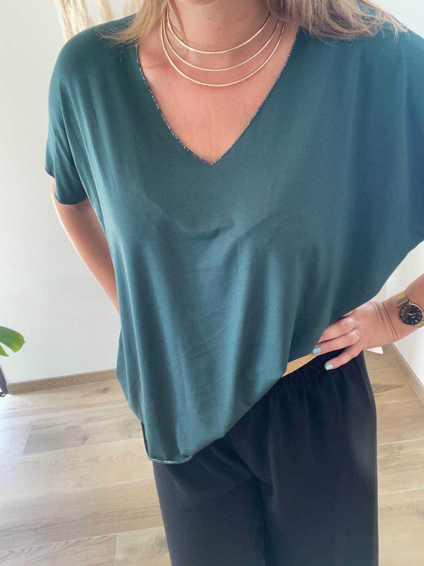T-shirt Oversize Vert