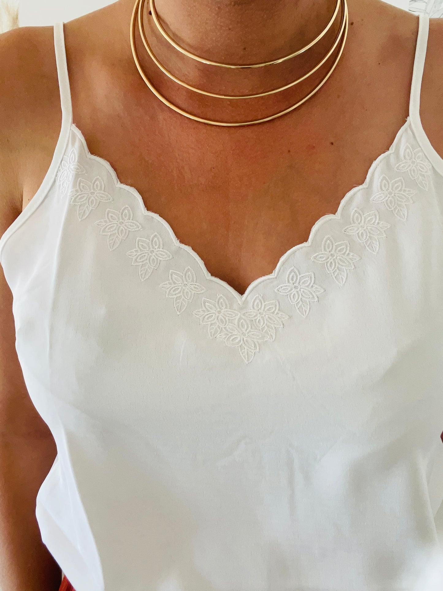 Débardeur broderie COLINE