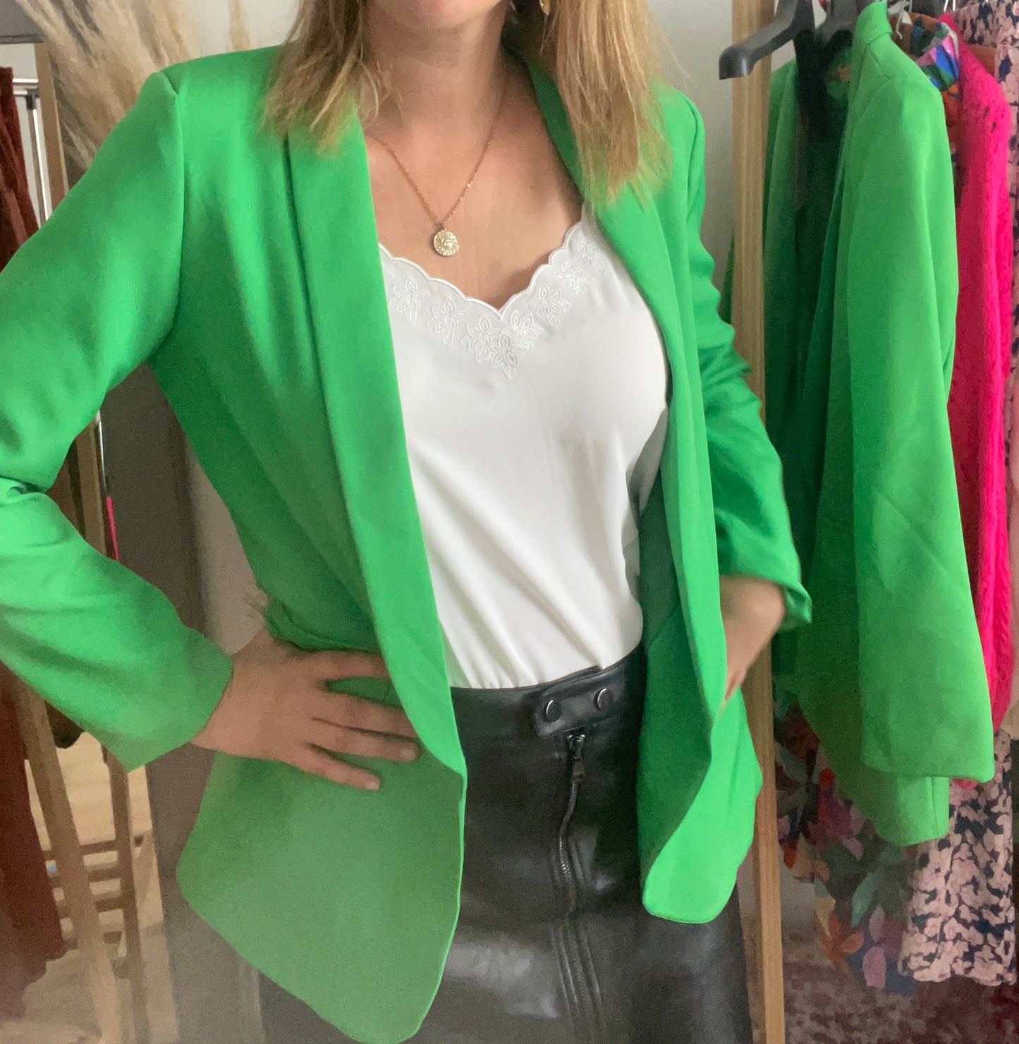 Blazer vert camille