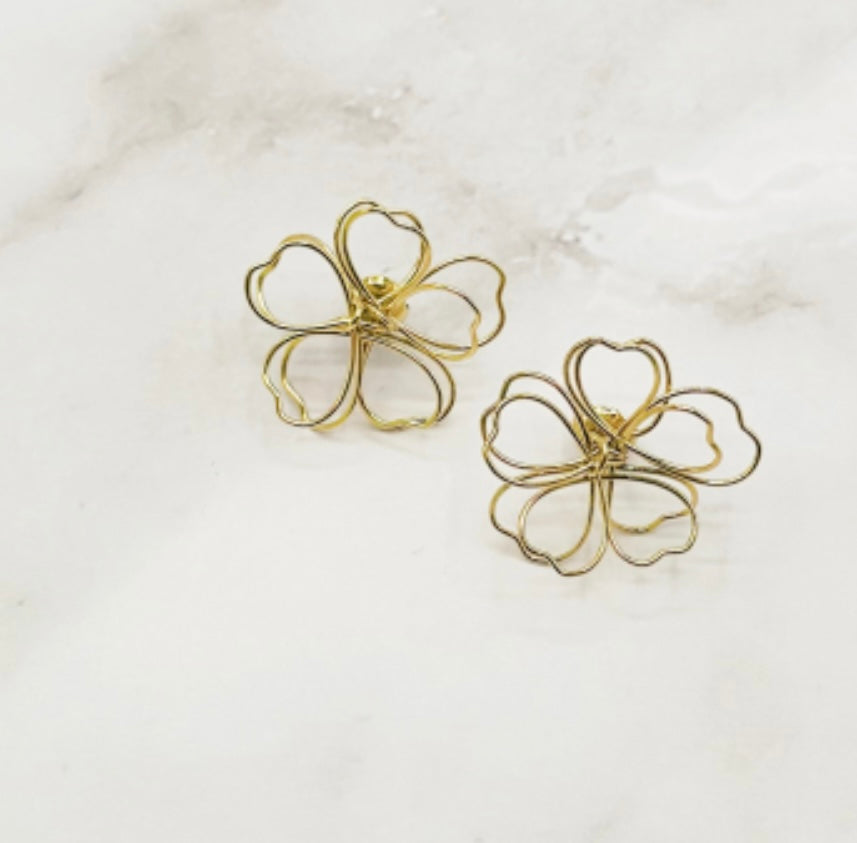 Boucles d'oreilles ROSE