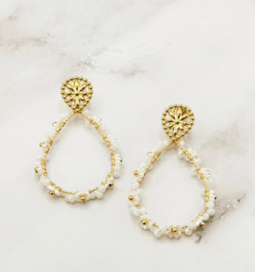 Boucles d'oreilles PERLE