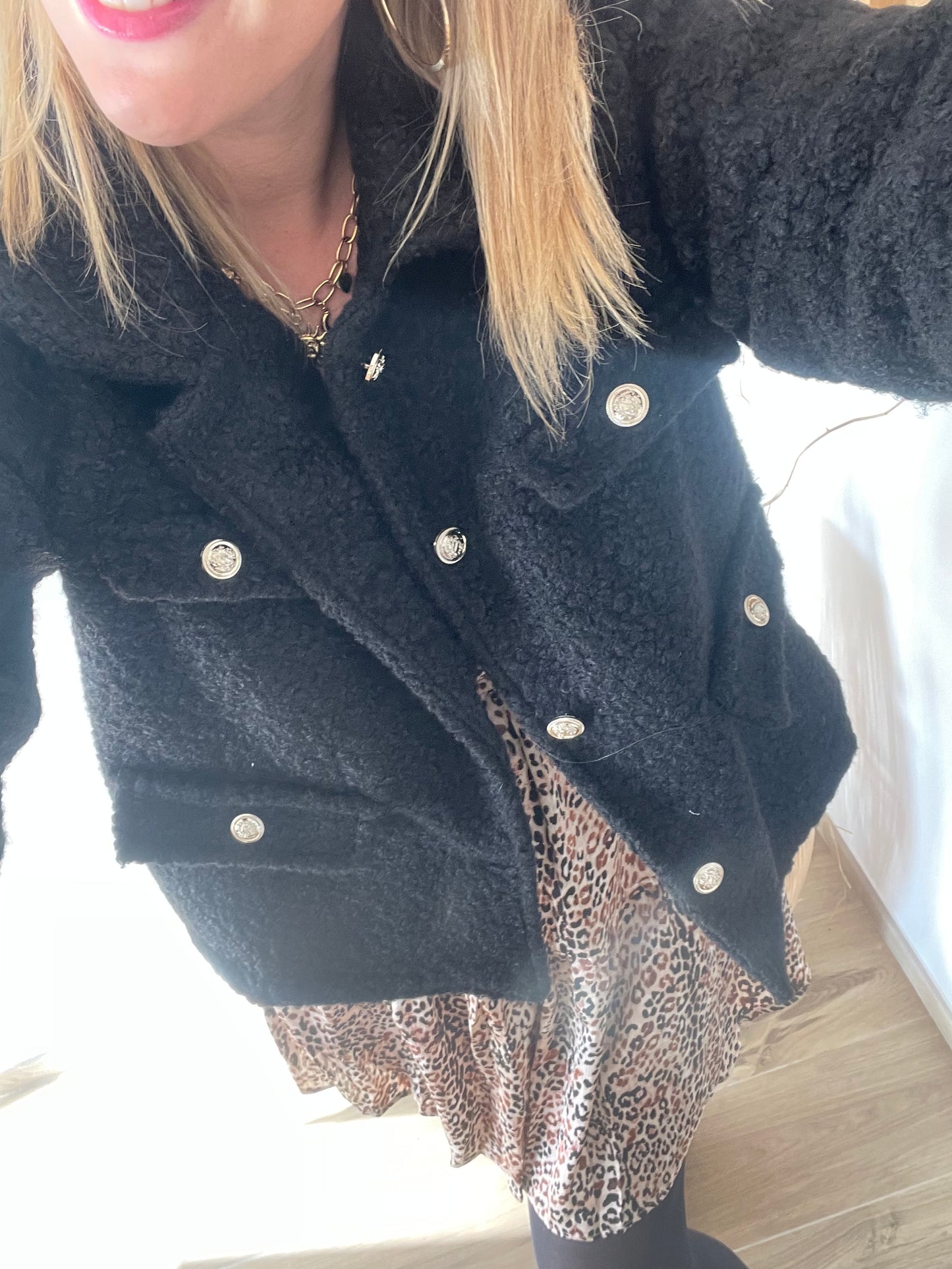 Veste moumoute LEANNA