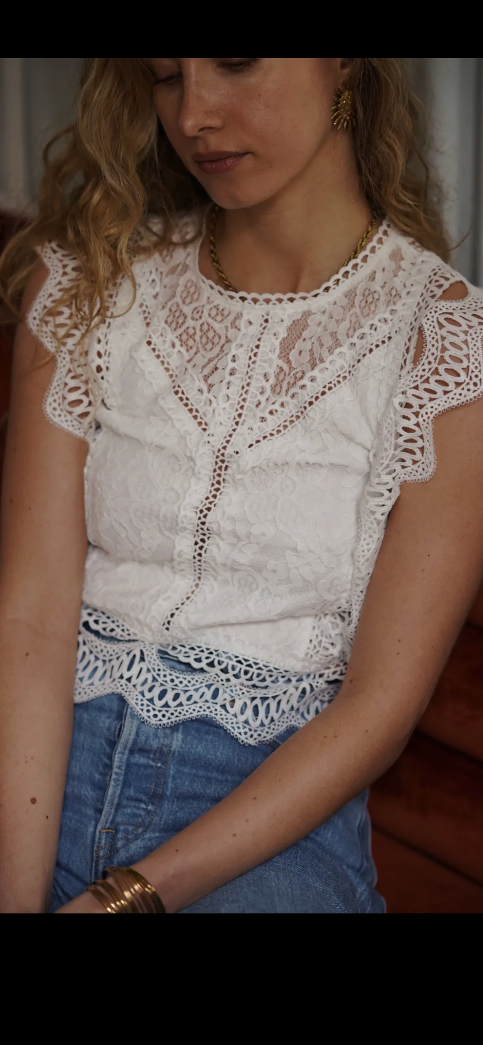 Haut Broderie OLYMPE