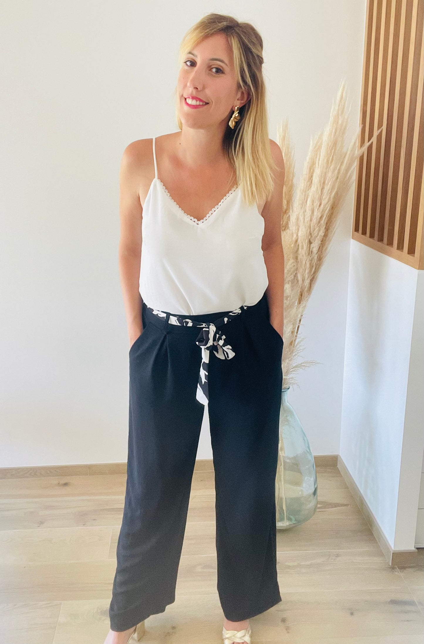 Pantalon fluide FLORE PLUSIEURS COULEURS