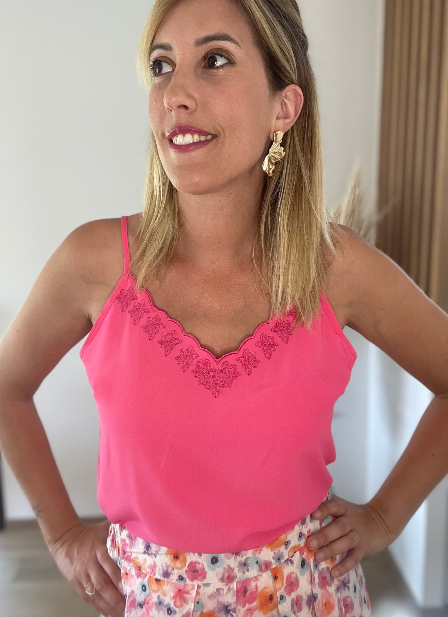 Débardeur broderie COLINE