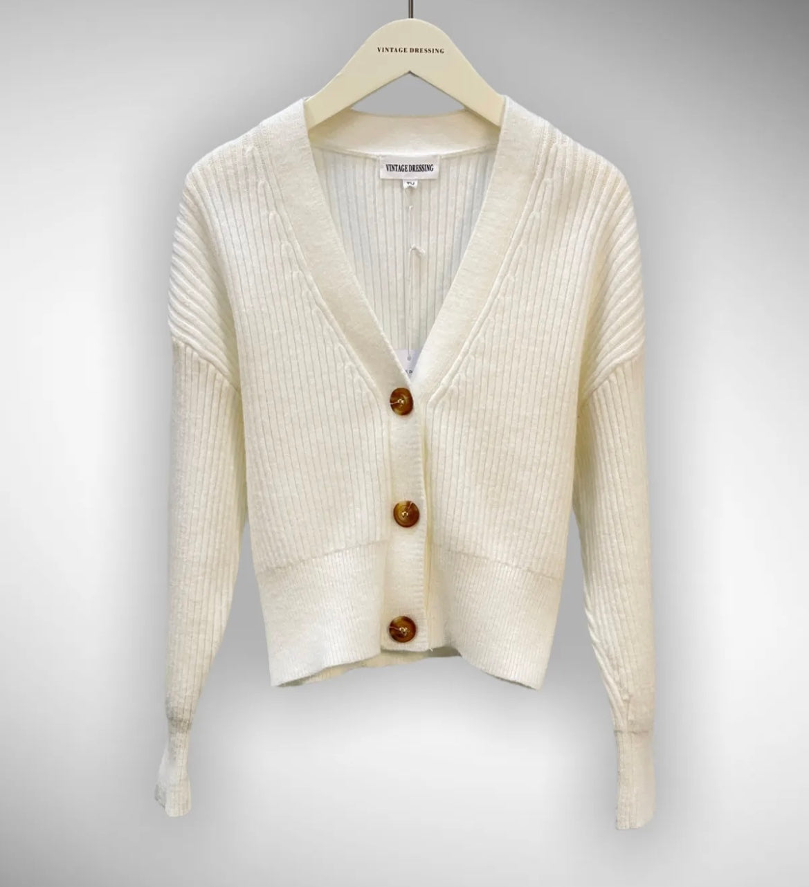 Cardigan blanc Léon