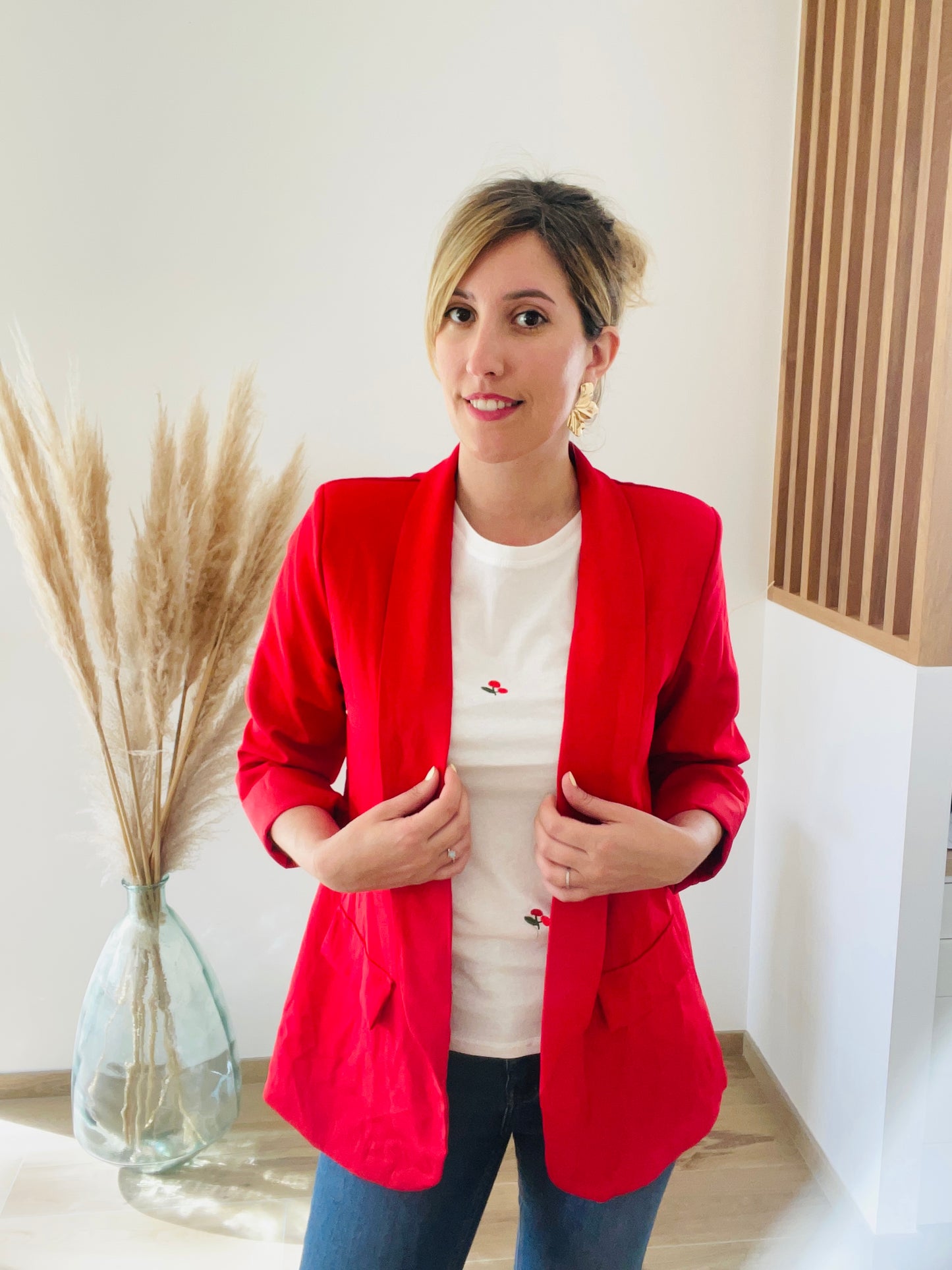 Blazer rouge ORIANE