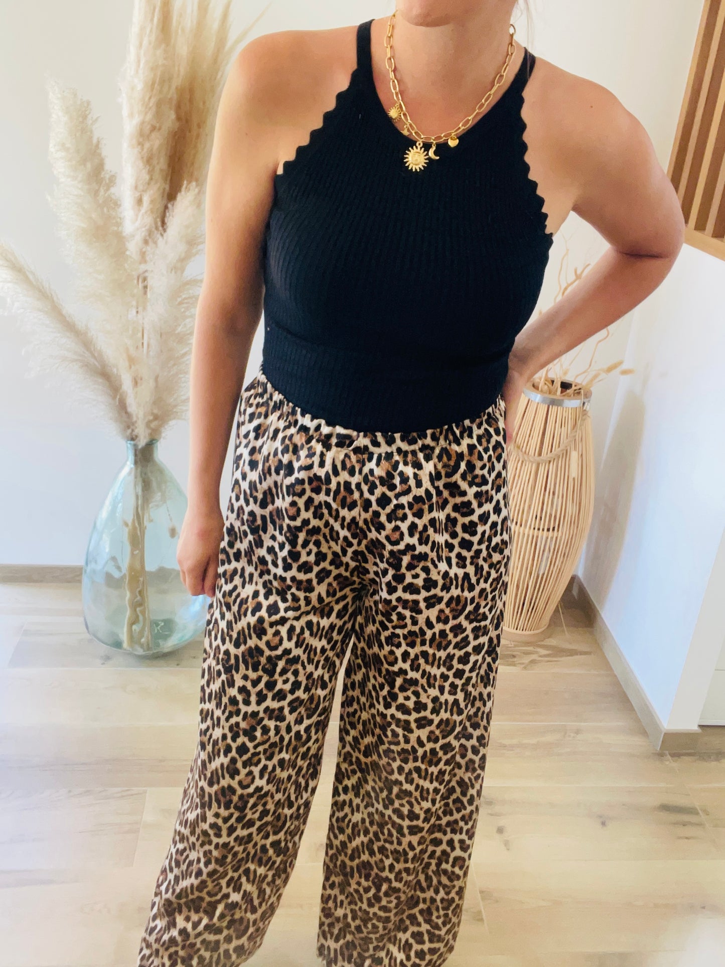 Pantalon fluide LEOPARD