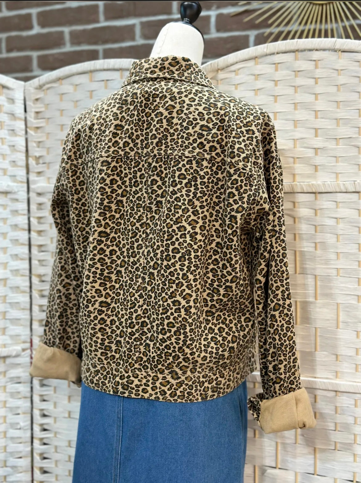 Veste jeans LEOPARD