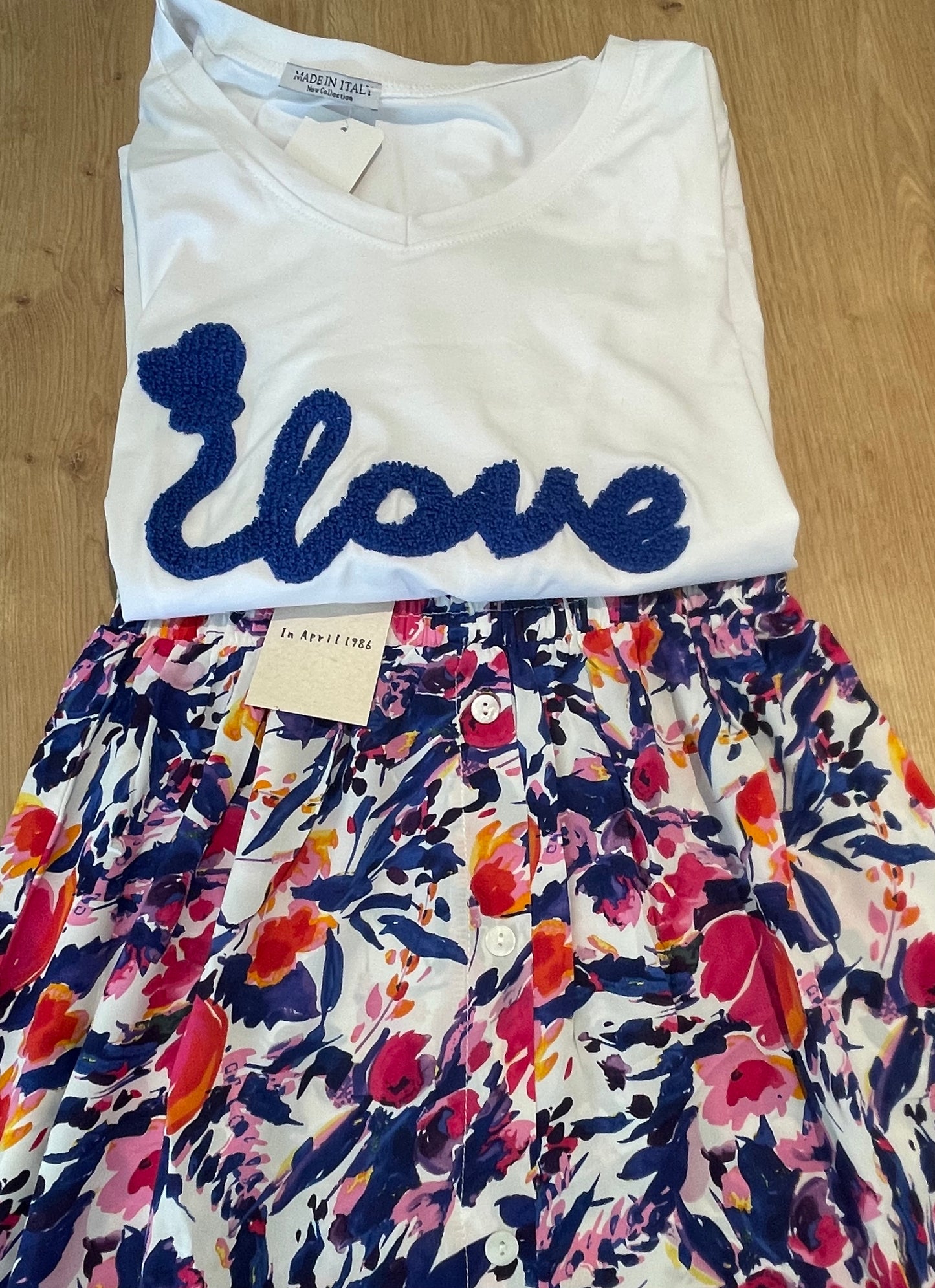 T shirt LOVE PLUSIEURS COULEURS